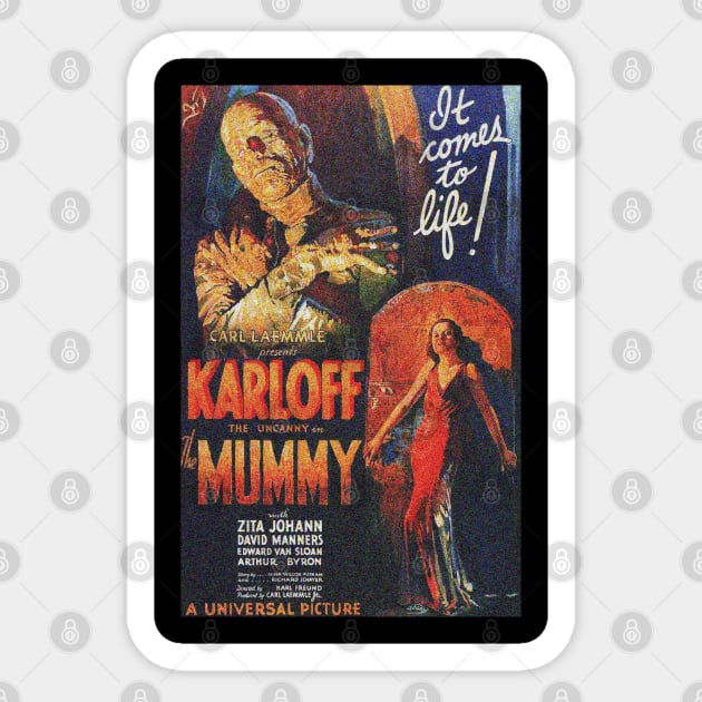 the mummy Sticker by tdK